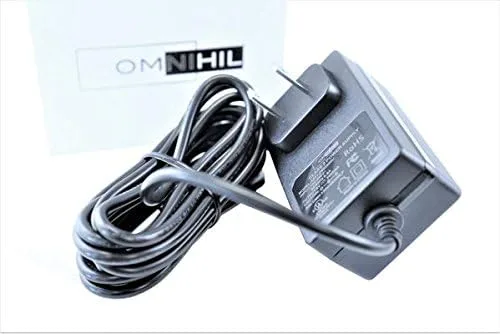 Omnihil - Adaptador de corriente AC/DC de 8 pies 9V 2A (2000 mA), 0.217 x 0.098 in / 0.217 x 0.083 in regulado/certificación UL / FCC (compatible
