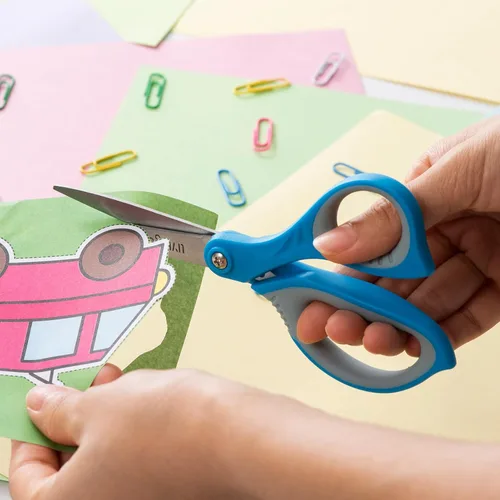 Miniatura 5 de LIVINGO Tijeras para la escuela - Tijeras multiusos de punta afilada para estudiantes, profesores, manualidades, escuela secundaria, universidad