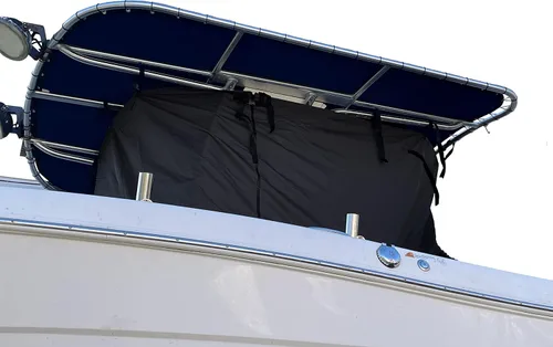 Miniatura 9 de EliteShield Cubierta Resistente para Barco con T-Top, Se Adapta a Barco de Consola Central de 18 pies a 20 pies de Largo con T-Top Hard-Top