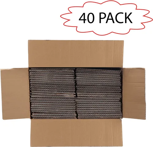 Miniatura 7 de Calenzana Juego de 40 cajas de envío de 6 x 6 x 6 pulgadas, caja de cartón corrugado blanco para embalaje de pequeñas empresas