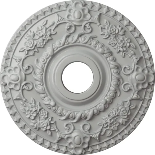 Miniatura 52 de Ekena Millwork CM18RORUS Medallón de techo de rosa, 18.0 in de diámetro exterior x 3.5 in de diámetro interior x 1.4 in de diámetro interior x 1.4