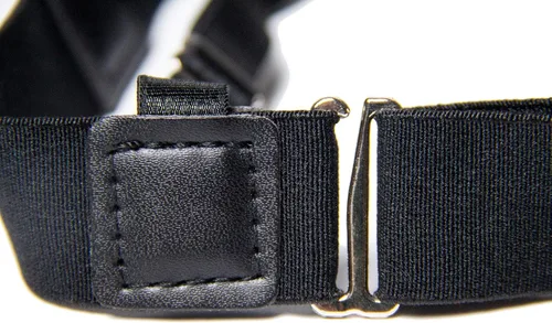 Miniatura 5 de Estancias de camisa para hombre, soportes para camisas, ligas de camisa, 1 par para hombres y mujeres (negro mágico), Negro