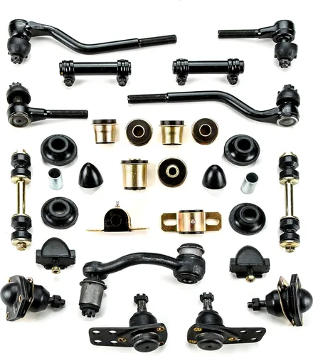 Miniatura 10 de Andersen Restorations - Kit de reconstrucción de suspensión frontal de poliuretano negro compatible con Chevrolet Chevy II/Nova OEM Spec reemplazos