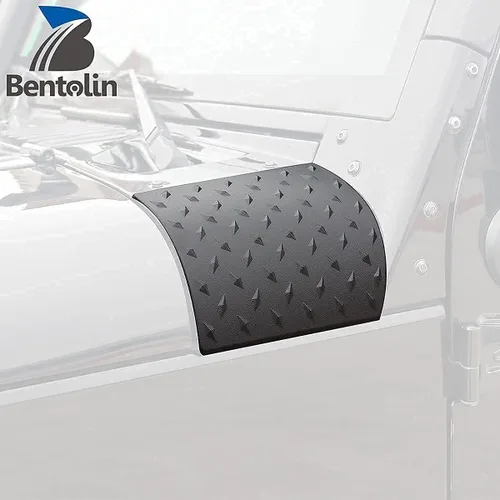 Miniatura 7 de Bentolin Cowl Body Armor - Cubierta exterior con recubrimiento en polvo, compatible con Jeep Wrangler JK Rubicon Sahara X Off Road Sport Unlimited