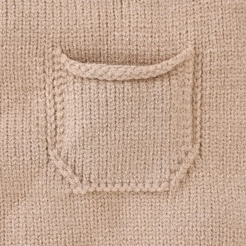 Miniatura 6 de Mameluco de punto para bebé, recién nacido, sin mangas, conjunto de suéter para niños y niñas con gorro cálido