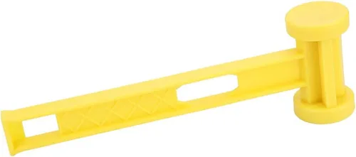 Miniatura 4 de Martillo de estaca portátil para tienda de campaña, martillo de camping de plástico de 10.2 pulgadas, ligero para clavos, martillo para tienda