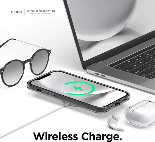 Miniatura 6 de elago Funda híbrida transparente compatible con iPhone 12 Pro Max de 6.7 pulgadas (negro) - Funda protectora a prueba de golpes