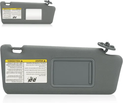 Miniatura 9 de Parasol para el lado izquierdo del conductor y del pasajero derecho gris sin luz para Toyota Tacoma 2005-2015, repuesto