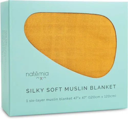 Miniatura 11 de Natemia Manta de muselina para bebé, ultra suave, transpirable, para niñas y niños, esenciales para recién nacidos, funda multiusos para cochecito