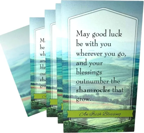Miniatura 3 de Westmon Works Irish Blessing Holy Card Set a granel con oración de Irlanda, paquete de 25