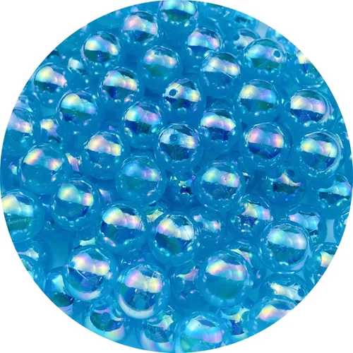 1000 cuentas redondas acrílicas de 0.236 pulgadas, cuentas espaciadoras redondas con agujeros para aretes, pulseras, collares, llaveros, fabricación