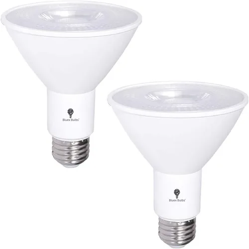 Miniatura 8 de Paquete de 2 bombillas LED PAR30 de inundación del anochecer al amanecer para exteriores con sensor de fotocélula, 12W equivalente a 100 vatios
