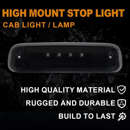 Miniatura 5 de G-PLUS Tercera tercera luz LED de carga de freno compatible con Jeep Cherokee 1997 1998 1999 2000 2001 reemplazo de luz trasera de montaje alto
