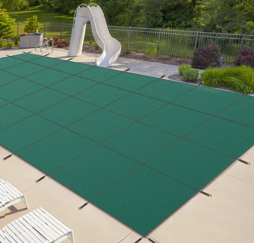 Miniatura 10 de iCOVER - Cubierta de seguridad para piscina interior, 16 x 32 pies, cubierta de seguridad rectangular para piscinas interiores, cubierta de piscina