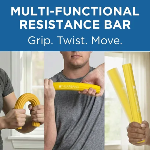 Miniatura 5 de THERABAND FlexBar - Barra para terapia de codo de tenista, alivia el dolor de la tendinitis y mejora la fuerza de agarre, barra de resistencia