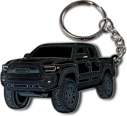 Miniatura 12 de Llavero Tacoma – Accesorios Tacoma 2016-2022 mods 2023 2024 Cool Key Chain Fob Cover 3ª generación Toy Truck Quicksand