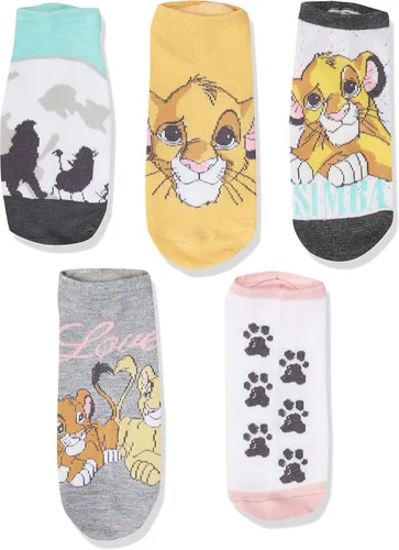 Miniatura 2 de Disney Lion King - Paquete de 5 calcetines para mujer