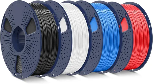 Miniatura 29 de SUNLU - Filamento ABS para impresora 3D de 1.75 mm, altamente resistente y duradero, resistencia al calor, excelente dureza, compatible con el 99%