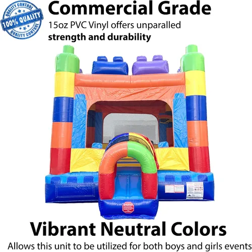 Miniatura 2 de TentandTable Casa inflable para niños de 5 a 12 años, castillo animoso de grado comercial para adultos, casa de salto, incluye soplador de aire
