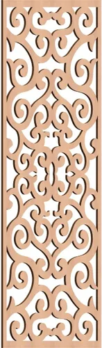 Miniatura 38 de Eveline - Paneles decorativos de pared de madera con calado, 13 3/8 pulgadas de ancho x 34 3/8 pulgadas de alto x 3/8 de alto, roble rojo rojo