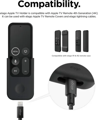 Miniatura 6 de elago Soporte universal para control remoto compatible con el control remoto de Apple TV y todos los demás controles remotos, opciones de montaje