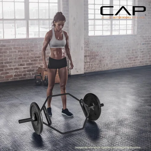 Miniatura 6 de CAP Barbell - Barra olímpica de trampa Varias opciones de agarre