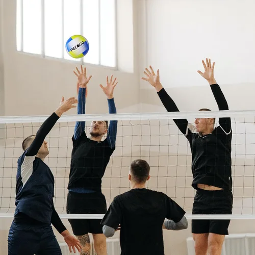 Miniatura 6 de Size 5 Volleyball - Durable PU Leather, Indoor/Outdoor. Soft Control, Great Airtightness for Training/Games. Ideal for All Ages