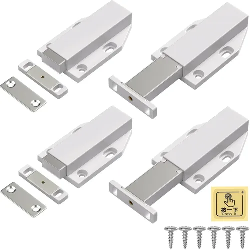 Miniatura 13 de Touch Latch Jiayi - Cerradura magnética de resorte para puerta grande, cierre oculto para puerta grande, cierre de puerta oculta, cierre a presión