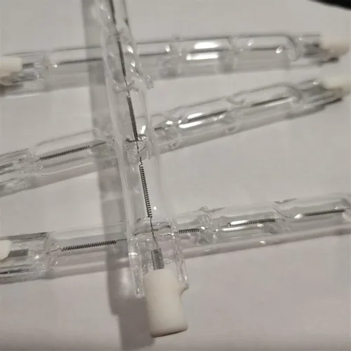 Miniatura 6 de Bombillas halógenas R7S 500 W 4.646 in 4.65 pulgadas tipo J T3 filamento de doble extremo luces de inundación tubo de cuarzo lámparas halógenas R7S