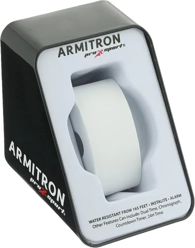 Miniatura 7 de Armitron Sport Reloj con correa de resina negra con cronógrafo digital para mujer