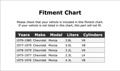 Miniatura 2 de Filtro de bomba de combustible compatible con Chevrolet Monza 1975 1976 1977 1978 1979 1980 PC-95384 1980 1979 1978 1977 1976 1975