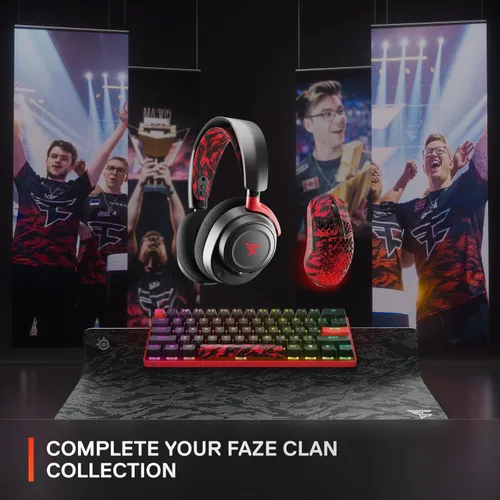 Miniatura 5 de SteelSeries Aerox 3 Wireless: Faze Clan Edition - Ratón Holey RGB para juegos - Sensor óptico TrueMove Air de 18K DPI - Diseño ultraligero
