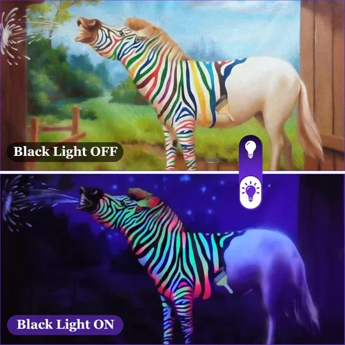 Miniatura 3 de Luces LED negras de Halloween de 12 W, focos de luz negra para exteriores con enchufe de EE. UU., IP66, impermeable, para fiestas de baile
