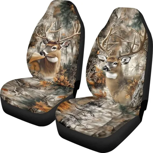 Miniatura 17 de 250 Years Car Seat Covers Set of 2 Eagle Flag Car Seat Cover Protector Front Seats Patriotic Auto Interior Accessories Stretch Polyester Fabric
