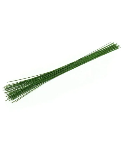 O'Creme Floristería verde oscuro calibre 22/alambre floral de 14 pulgadas, 50 piezas