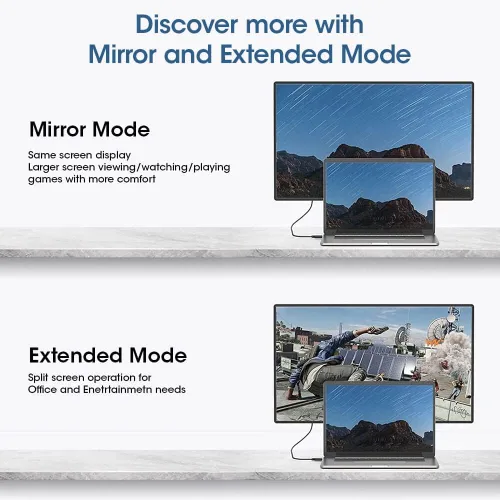Miniatura 6 de Cmple - Paquete de 2 cables HDMI flexibles, 1.5 pies, HDMI 2.0 ultrafino, ARC, 3D Negro