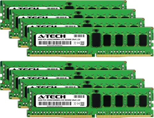 Miniatura 2 de A-Tech Kit de 128 GB (8 x 16 GB) RAM para ASUS Rack Server RS400-E8-PS2-F, RS700-E8-RS4/V2, RS700-E8-RS8, RS700-E8-RS8/V2 DDR4 2400MHz PC4-19200