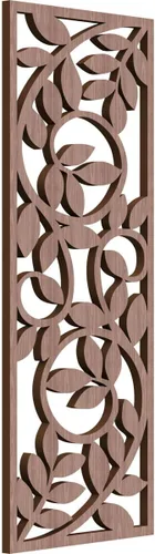 Miniatura 106 de 9 3/8"W x 24 3/8"H x 1/4"T Utica Decorativo Fretwork Madera Paneles de Pared, Abedul