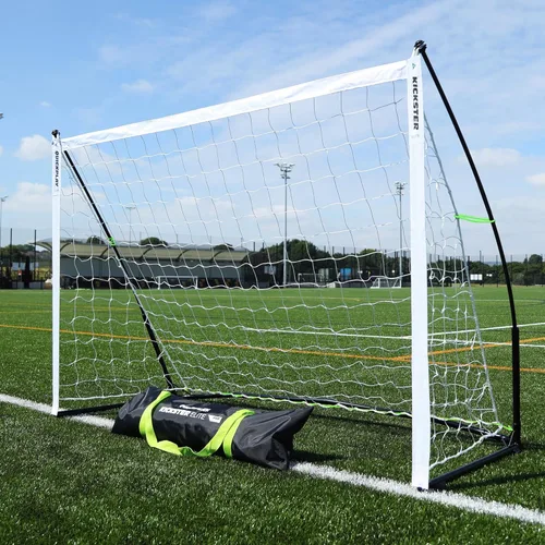 Miniatura 11 de Portería de fútbol portátil QUICKPLAY Kickster Elite Base pesada integrada para entrenamiento en césped artificial, suelos duros o césped natural