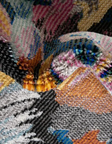 Miniatura 6 de Unique Loom Blossom Collection - Alfombra rectangular (2 x 3 pies, rectangular, multicolor y negro)