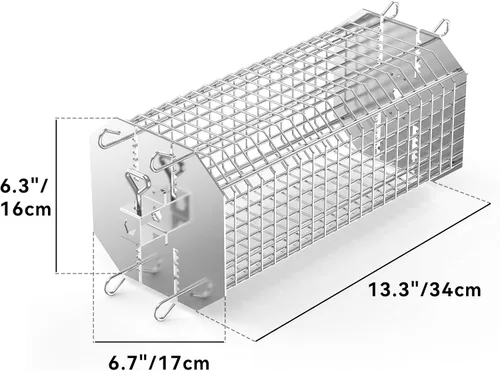 Miniatura 2 de onlyfire Cesta de asador octogonal universal, cesta de asador plana para asador, se adapta a hexágono de 1/2 pulgada, hexagonal de 3/8 pulgadas