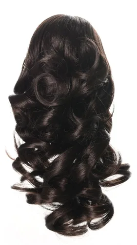 Miniatura 6 de onedor 12" rizado sintético Clip en Pinza para Extensión de Pelo Sintético Coleta Hairpiece 115 g con un Mandíbula/Pinza
