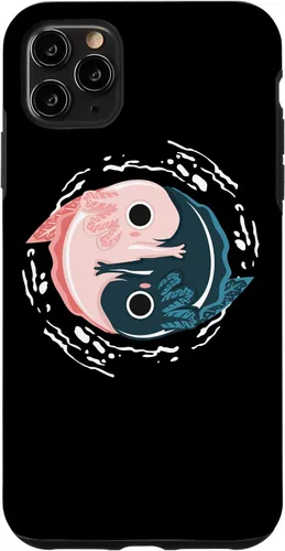 Miniatura 11 de iPhone 15 Yin Yang Axolotl Zen Meditation Axolotls Yoga Mindfulness Case