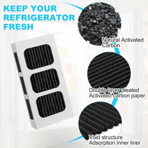 Miniatura 4 de Paultra2 Filtro de aire para refrigerador, repuesto del filtro de aire para refrigerador compatible con Frigidaire Pureair Ultra 2, Pure Air Ultra