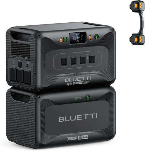 Miniatura 21 de BLUETTI Apex 300 - Estación de energía portátil, generador solar de 2764.8 Wh con batería de reserva con 6 salidas de CA de 3840 W