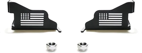 Miniatura 2 de Bisagra de puerta exterior negra Pedal de descanso de clavijas para Jeep Wrangler TJ 1997-2006 - 1 par