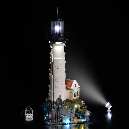 Miniatura 6 de Kyglaring Kit de luces LED compatible con Lego 21335, accesorios de iluminación para ideas del hogar, faros motorizados, solo luces