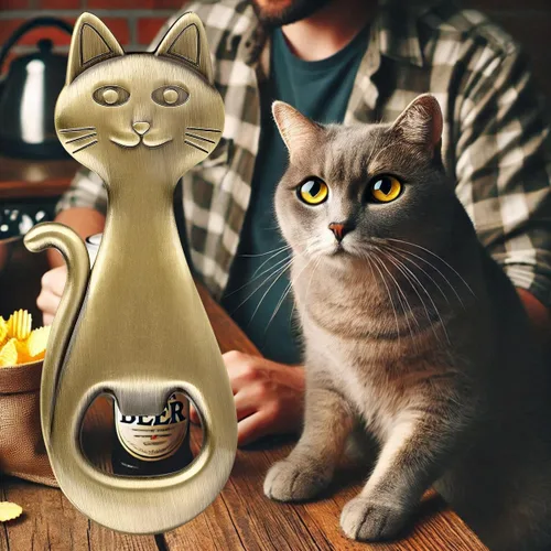 Miniatura 7 de Abrebotellas de cerveza para gatos, regalos de gatos para amantes de los gatos, abridor de cerveza de gatito, regalos de cumpleaños, regalos