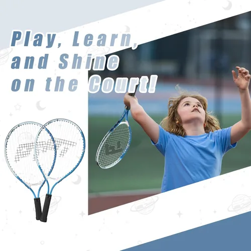 Miniatura 6 de PICKLETECH Kids Tennis Racket for Junior Toddlers Starter Kit 17-25" Tennis Racquet for Girls and Boys with Carry Bag, Lightweight for Beginners