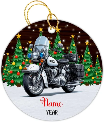 Miniatura 11 de Adorno de Navidad de ambulancia 2023, adorno de ambulancia personalizado con nombre y año, adorno paramédico personalizado, decoración colgante